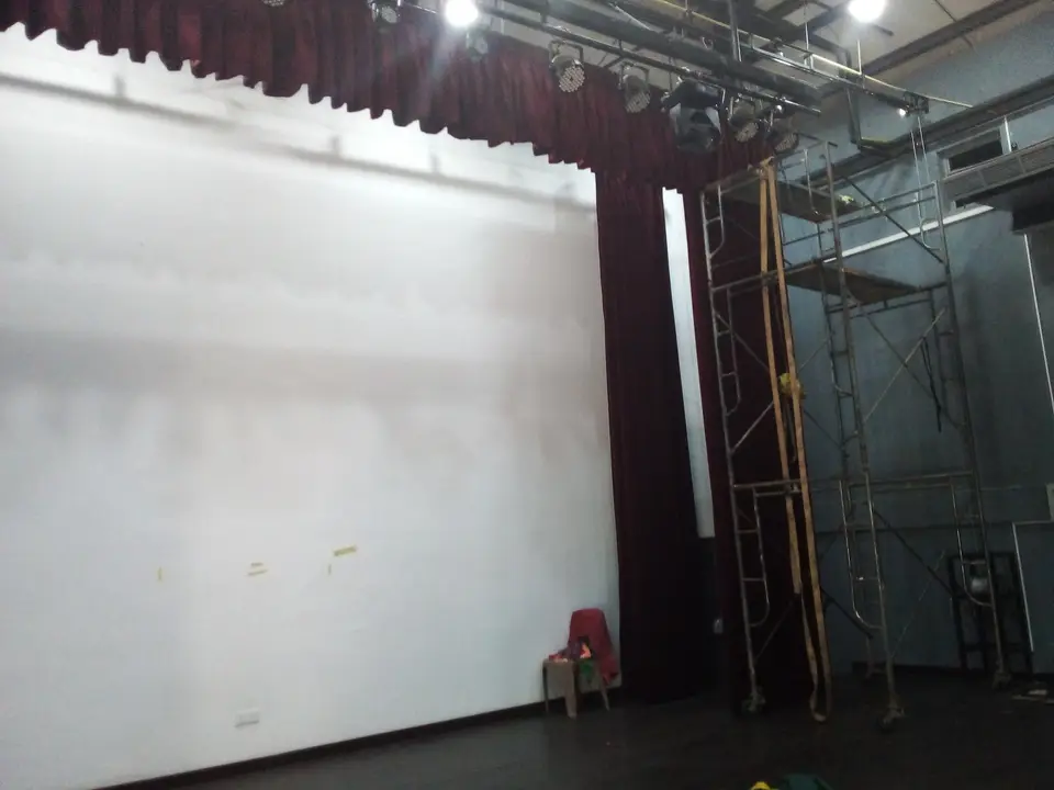 Katana Pradeshiya Sabha — stage curtain project photograph 1