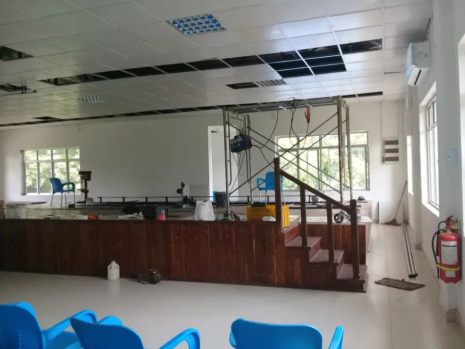 Palindanuwara Pradeshiya Sabha — stage curtain project photograph 3