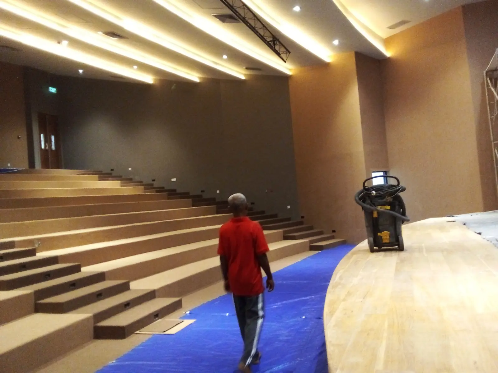 Sabaragamuwa University of Sri Lanka — stage curtain project photograph 2