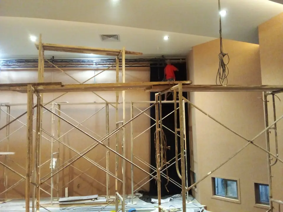 Sabaragamuwa University of Sri Lanka — stage curtain project photograph 4