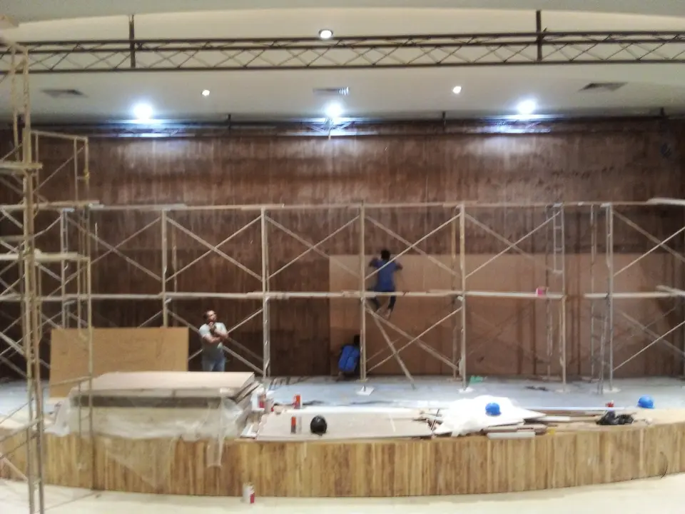 Sabaragamuwa University of Sri Lanka — stage curtain project photograph 5