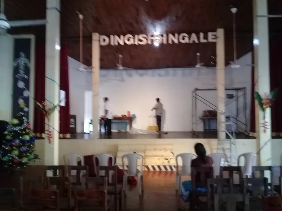 St. Mary and St. John Community Centre — stage curtain project photograph 2