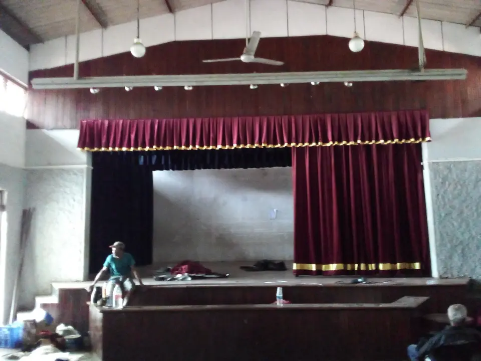 Sudampaya Town Hall, Anamaduwa Pradeshiya Sabha — stage curtain project photograph 5